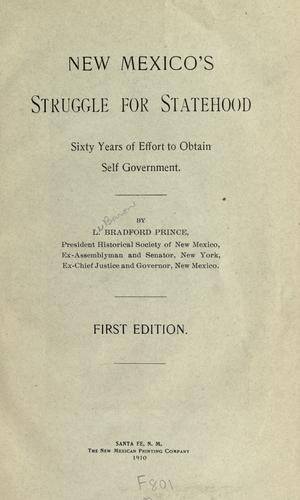New Mexico's struggle for statehood
