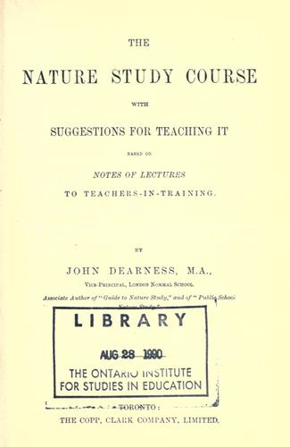 The nature study course