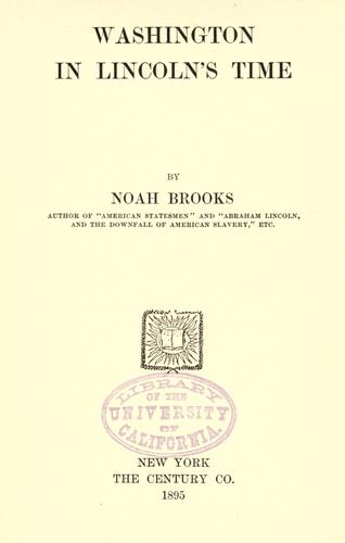 Washington in Lincoln's time