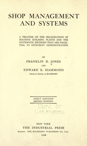 Shop management and systems
