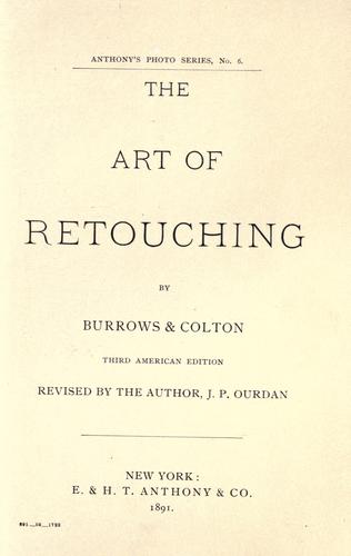 Concise instructions in the art of retouching