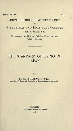 The standard of living in Japan