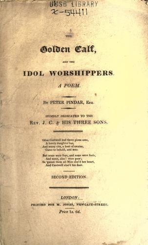 The golden calf and the idol worshippers
