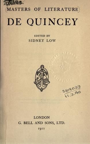 De Quincey