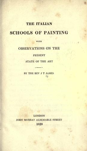 The Italian schools of painting