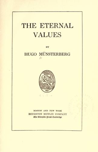 Philosophie der Werte