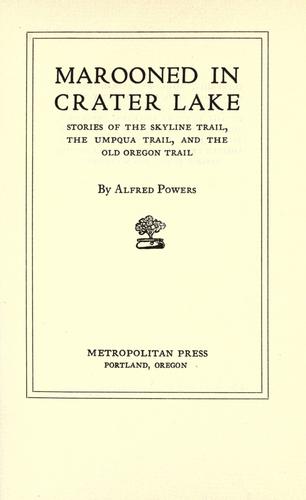 Marooned in Crater Lake
