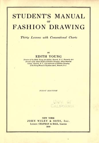 Student's manual of fashion drawing