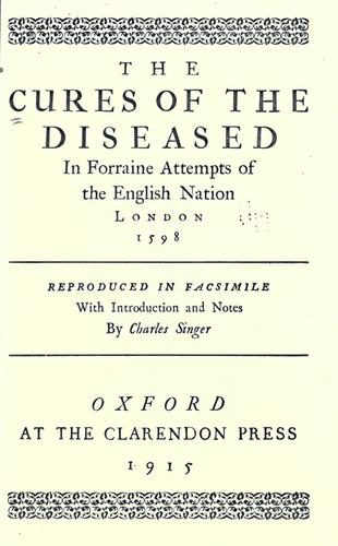 The cures of the diseased in forraine attempts of the English nation, London, 1958