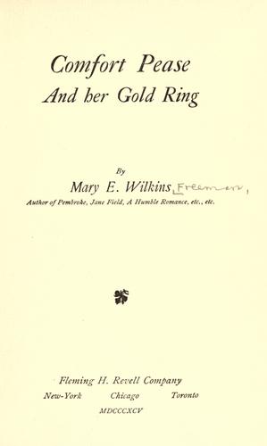 Comfort Pease and her gold ring