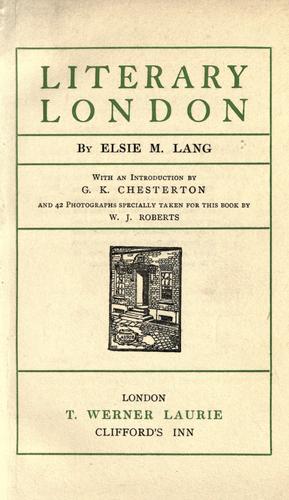 Literary London
