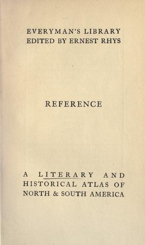 A literary and historical atlas of America
