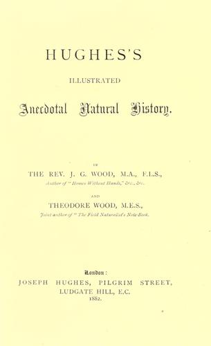 Hughes's illustrated anecdotal natural history