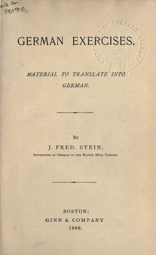 German exercises