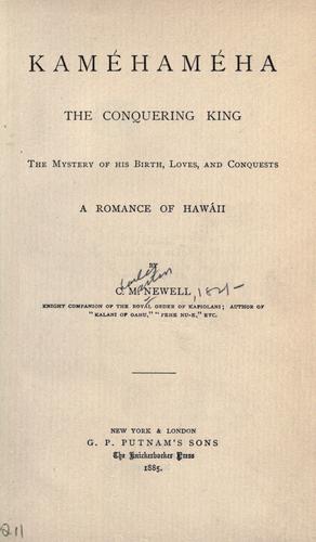 Kam©Øeham©Øeha, the conquering king