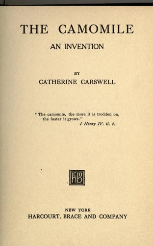 The camomile