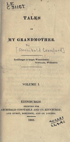 Tales of my grandmother