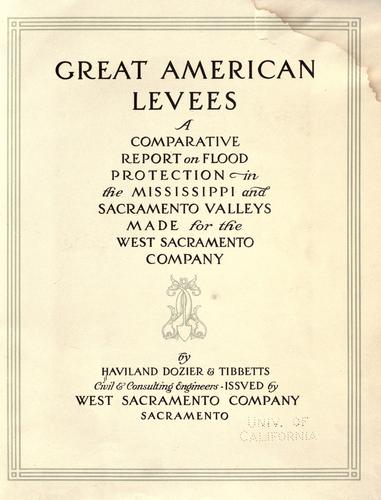 Great American levees