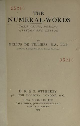 The numeral-words