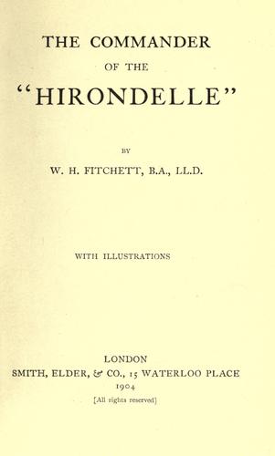 The commander of the "Hirondelle"