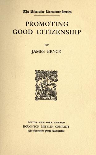 Promoting good citizenship