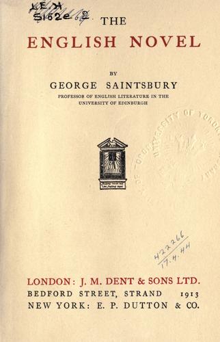The English novel