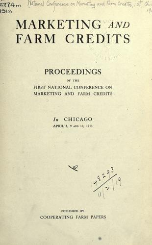 Marketing and farm credits