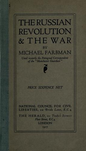 The Russian revolution & the war