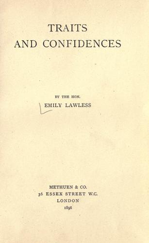 Traits and confidences