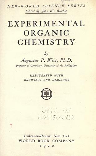 Experimental organic chemistry