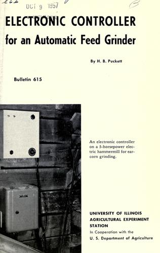 Electronic controller for an automatic feed grinder