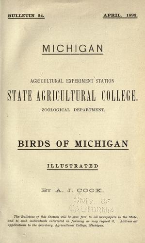 Birds of Michigan