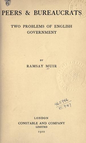 Peers & bureaucrats