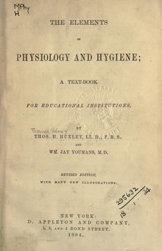 The elements of physiology and hygiene