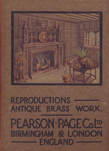 Reproductions, Antique Brass Work. [cover]