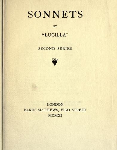 Sonnets