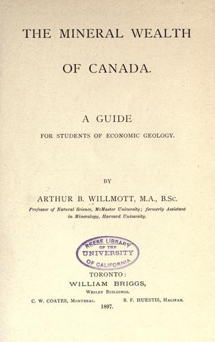 The mineral wealth of Canada