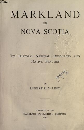 Markland, or, Nova Scotia
