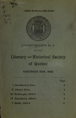 Bulletin