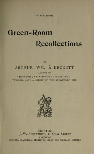 Green-room recollections