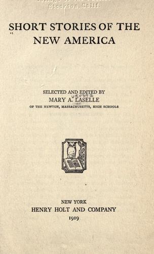 Short stories of the new America