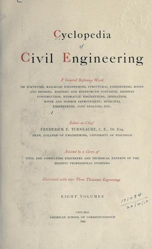 Cyclopedia of civil engineering