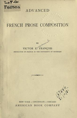Advanced French prose composition