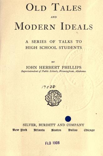 Old tales and modern ideals