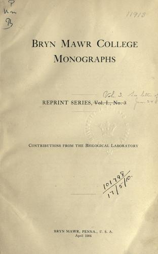 Monographs.  Reprint series