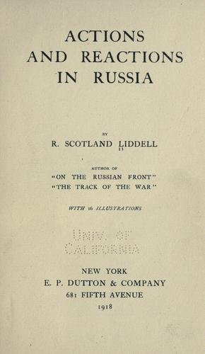 Actions and reactions in Russia