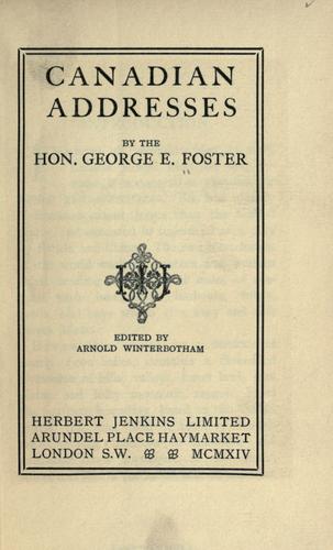 Canadian addresses