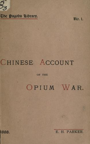 Chinese account of the Opium war