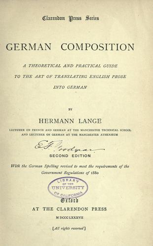 German composition