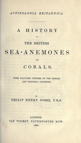 Actinologia Britannica